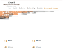 Tablet Screenshot of excellcertifications.com